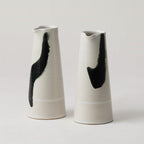 Kitty Ward Ceramic Jug / Vase, Black on White : Holloways of Ludlow 40th Birthday Limited Edition