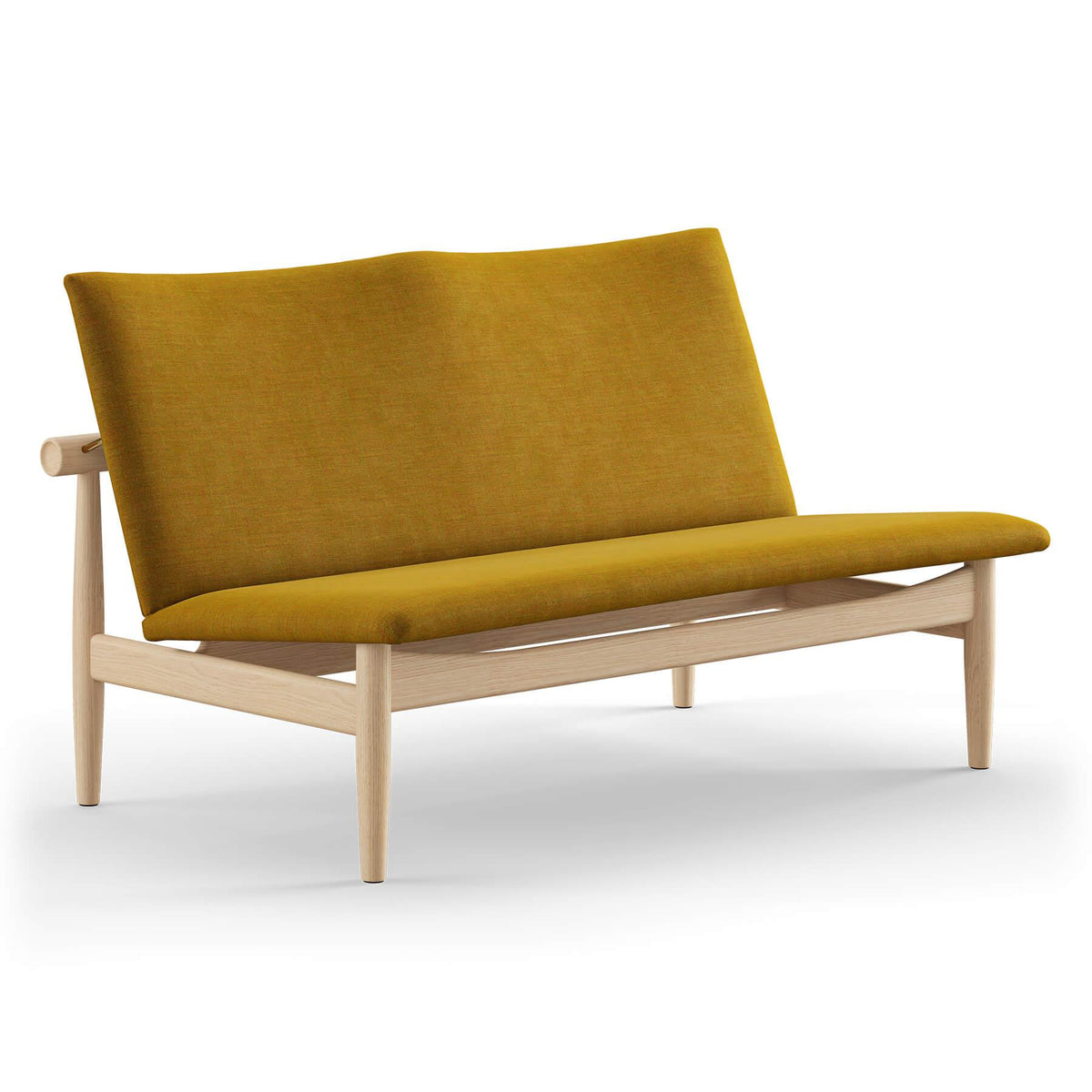 Finn Juhl The Japan 2 Seater Sofa in Clear Oiled Oak