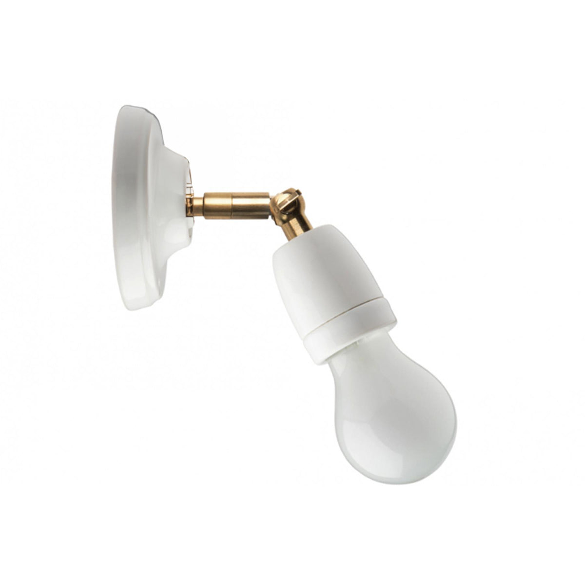 Old School Electric Pure Porcelain Wall Light