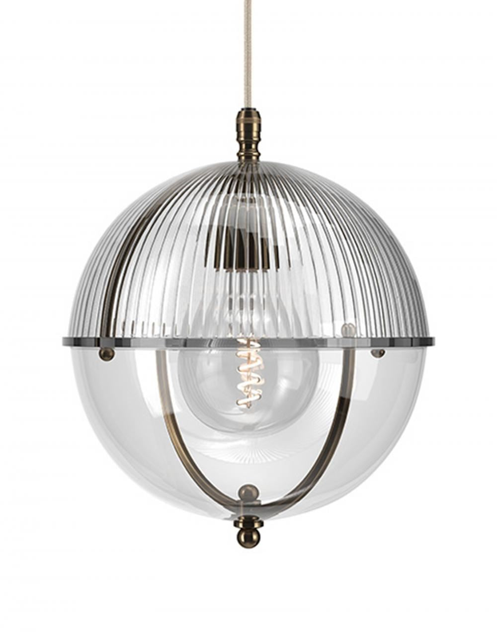 Fritz Fryer Grafton Globe Pendant Light