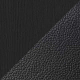 Black Leather Stained Ash with Black Leather