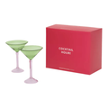 Astoria Martini Cocktail Glass - set of 2 with gift box