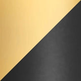 Brushed Brass, Black