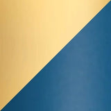 Brushed Brass, Blue