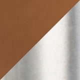 Brushed Steel Legs with Leather Max Cognac 95