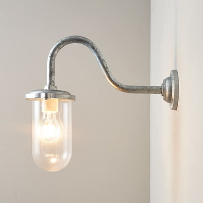 Davey Large Galvanised Steel Stable Light