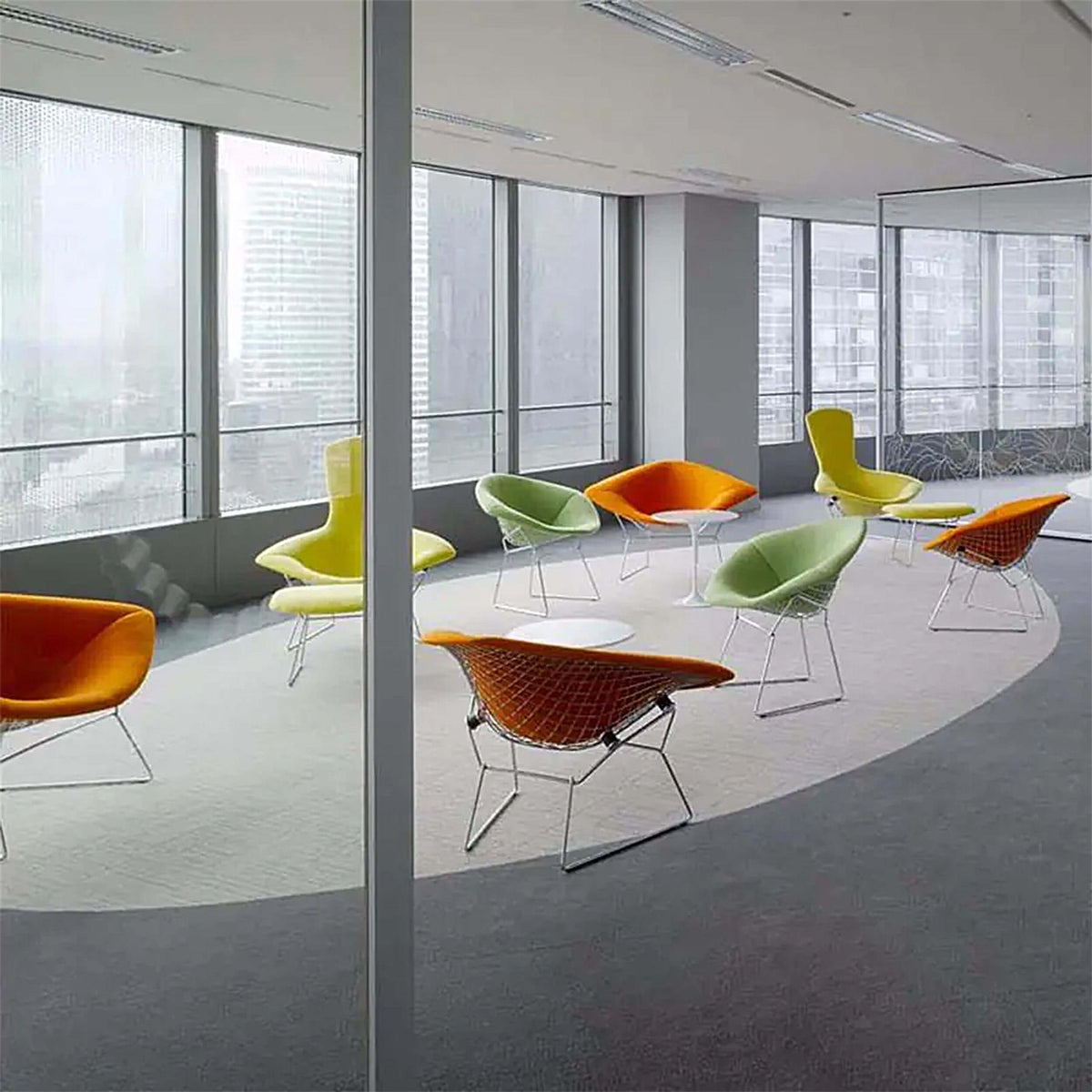 Knoll Bertoia Diamond Armchair Fully Upholstered