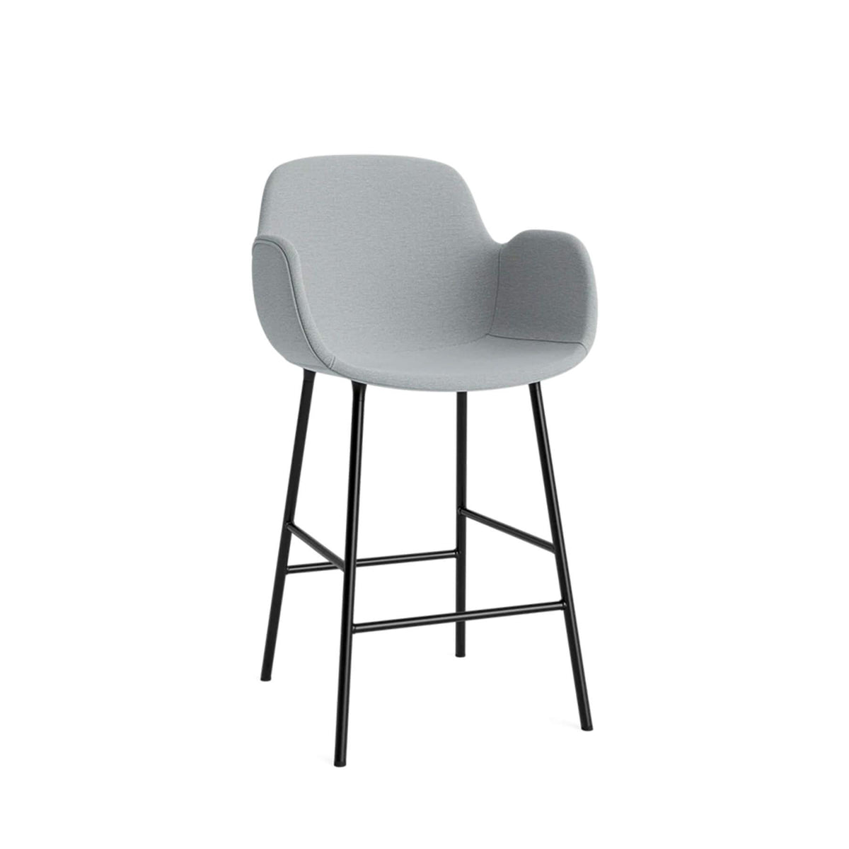 Normann Copenhagen Form Bar Armchair, Metal Legs