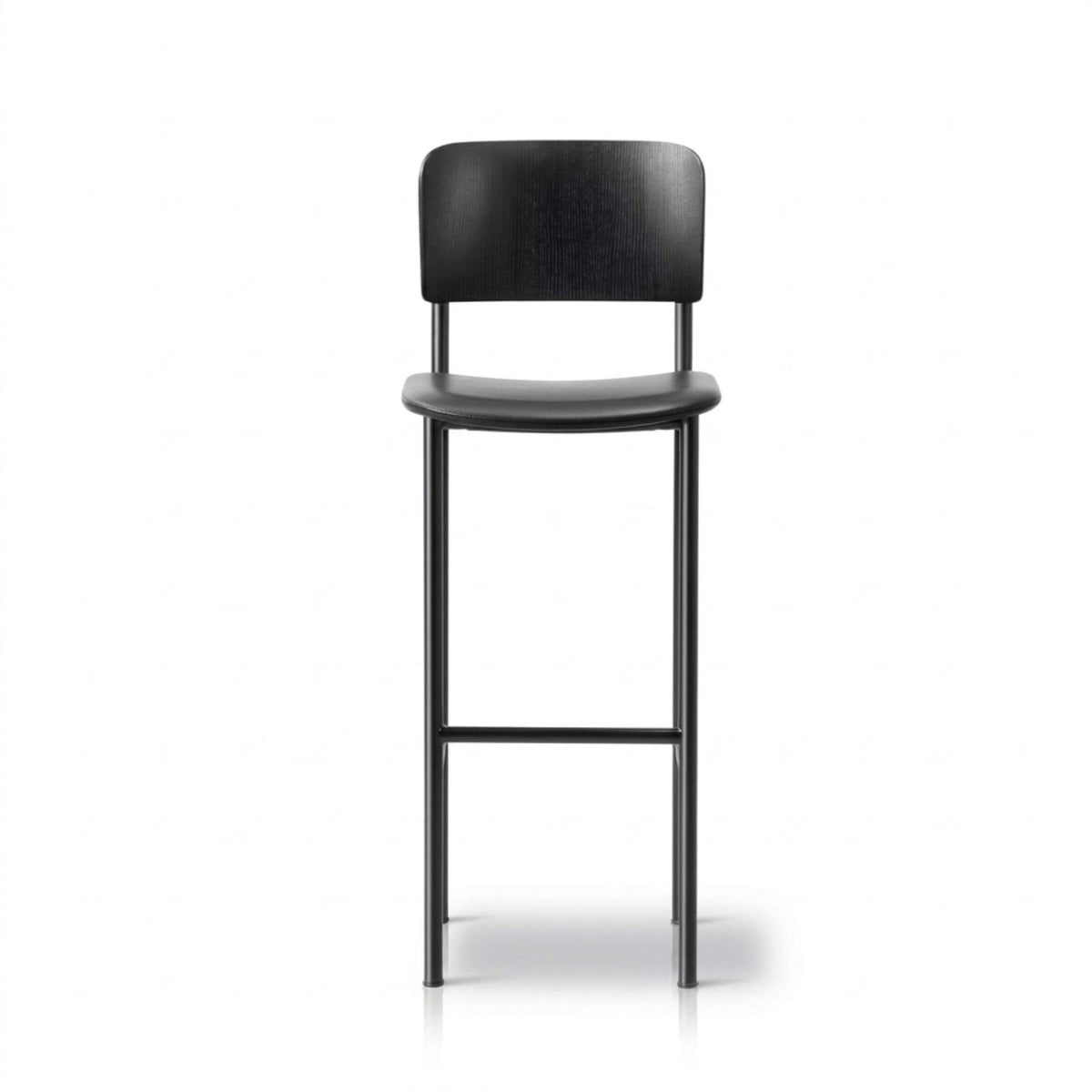 Fredericia Plan Bar Stool with Upholstered Seat
