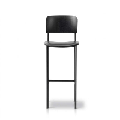 Fredericia Plan Bar Stool with Upholstered Seat