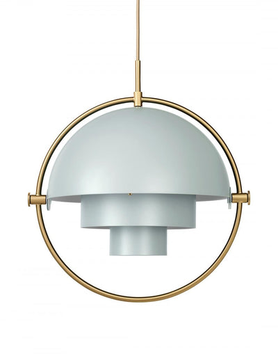 Ex-Display GUBI Multi-Lite Pendant Light - Large - Sea Grey and Brass