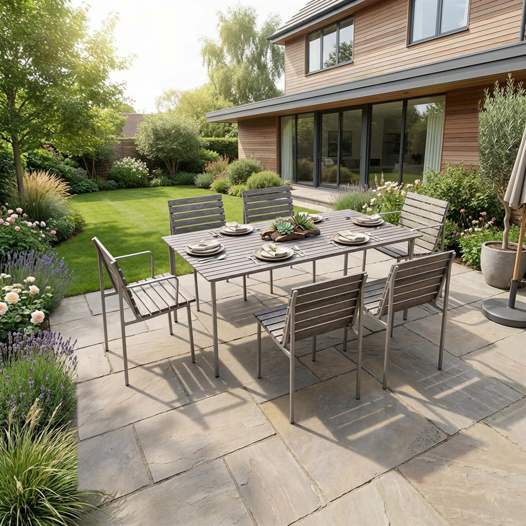 HAY Traverse Garden Dining Set - Large - Curated by Holloways of Ludlow