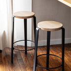 TIPTOE BIG LOU Stool - Wooden Seat
