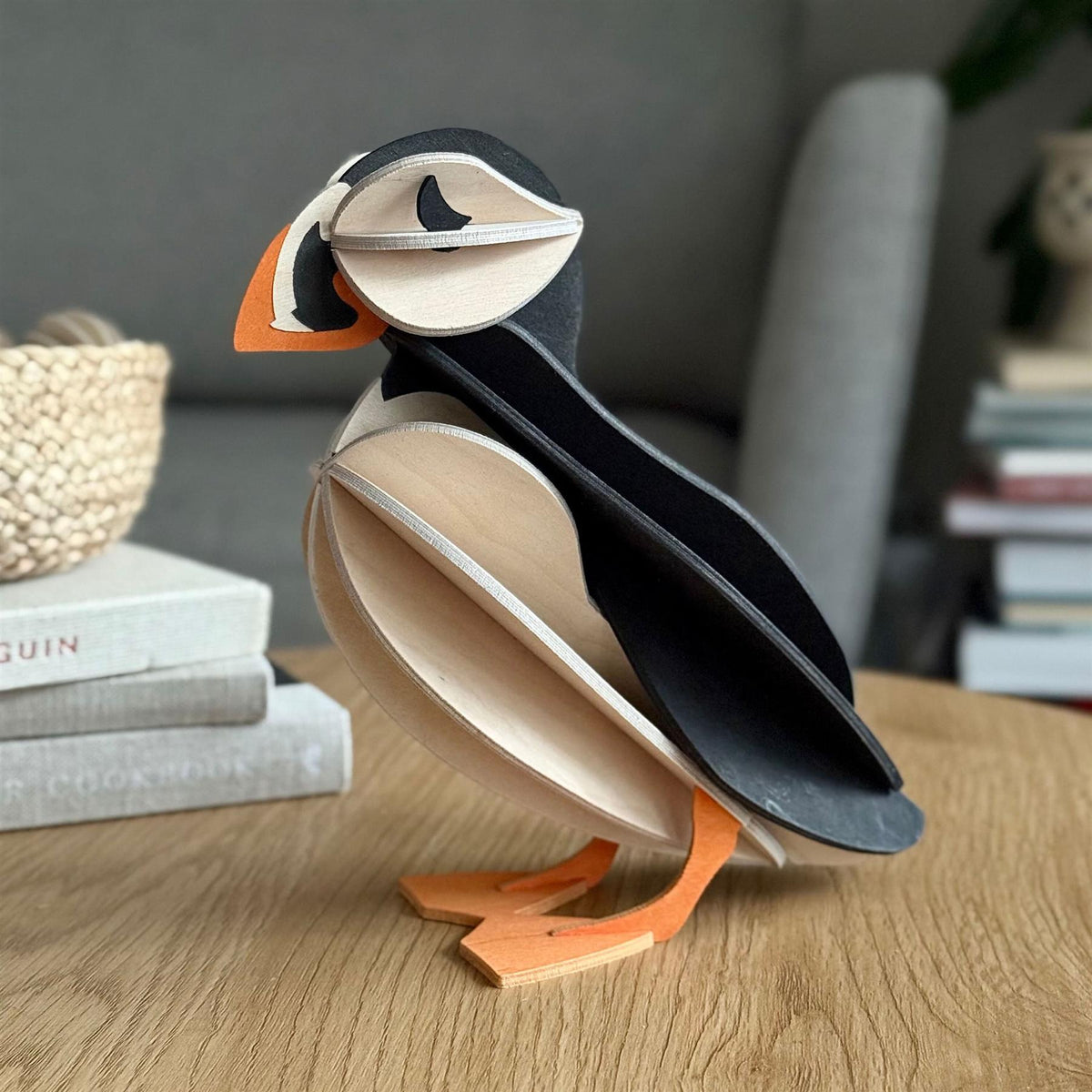 Lovi Wooden Puffin Decoration