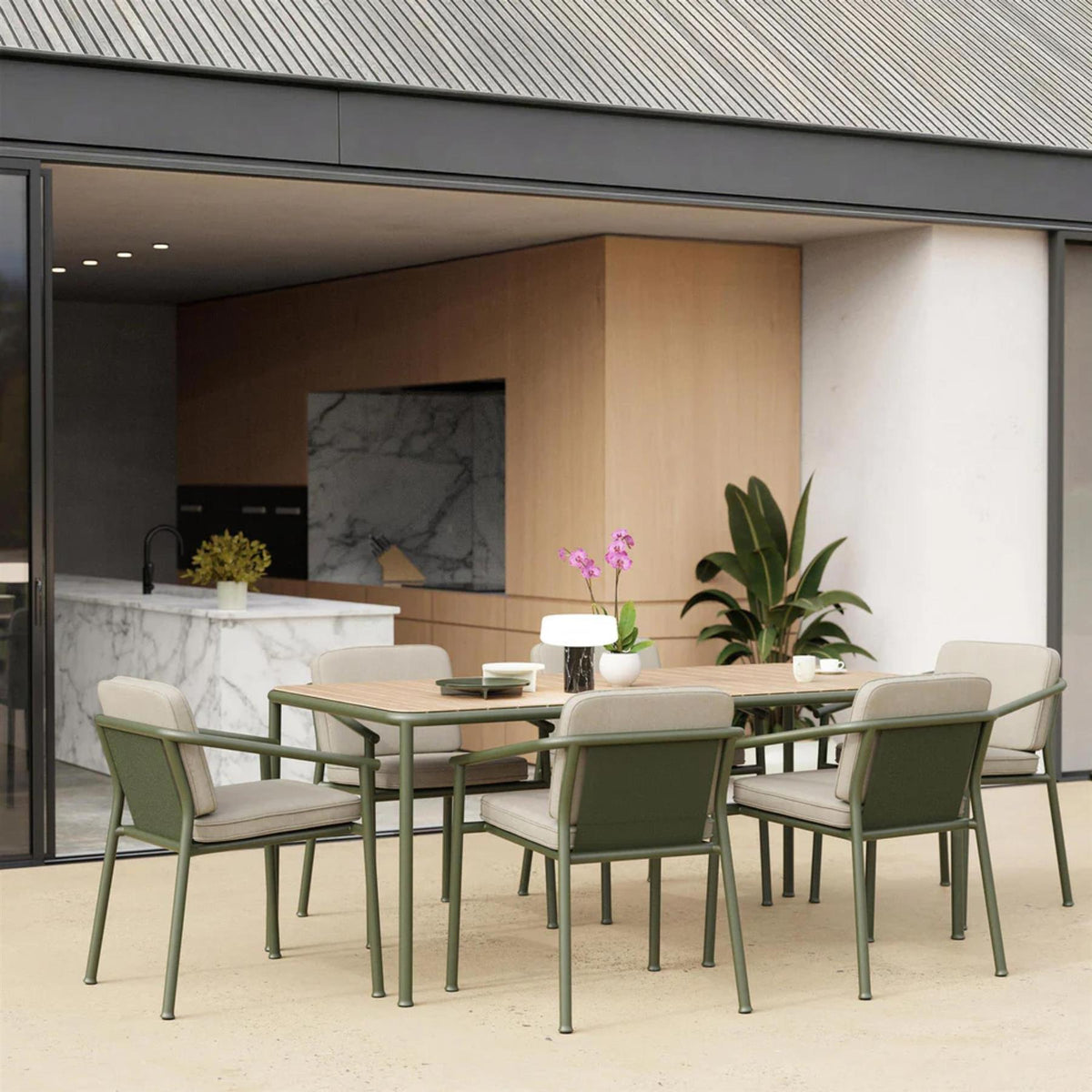 Case Furniture Campus Outdoor Rectangular Table