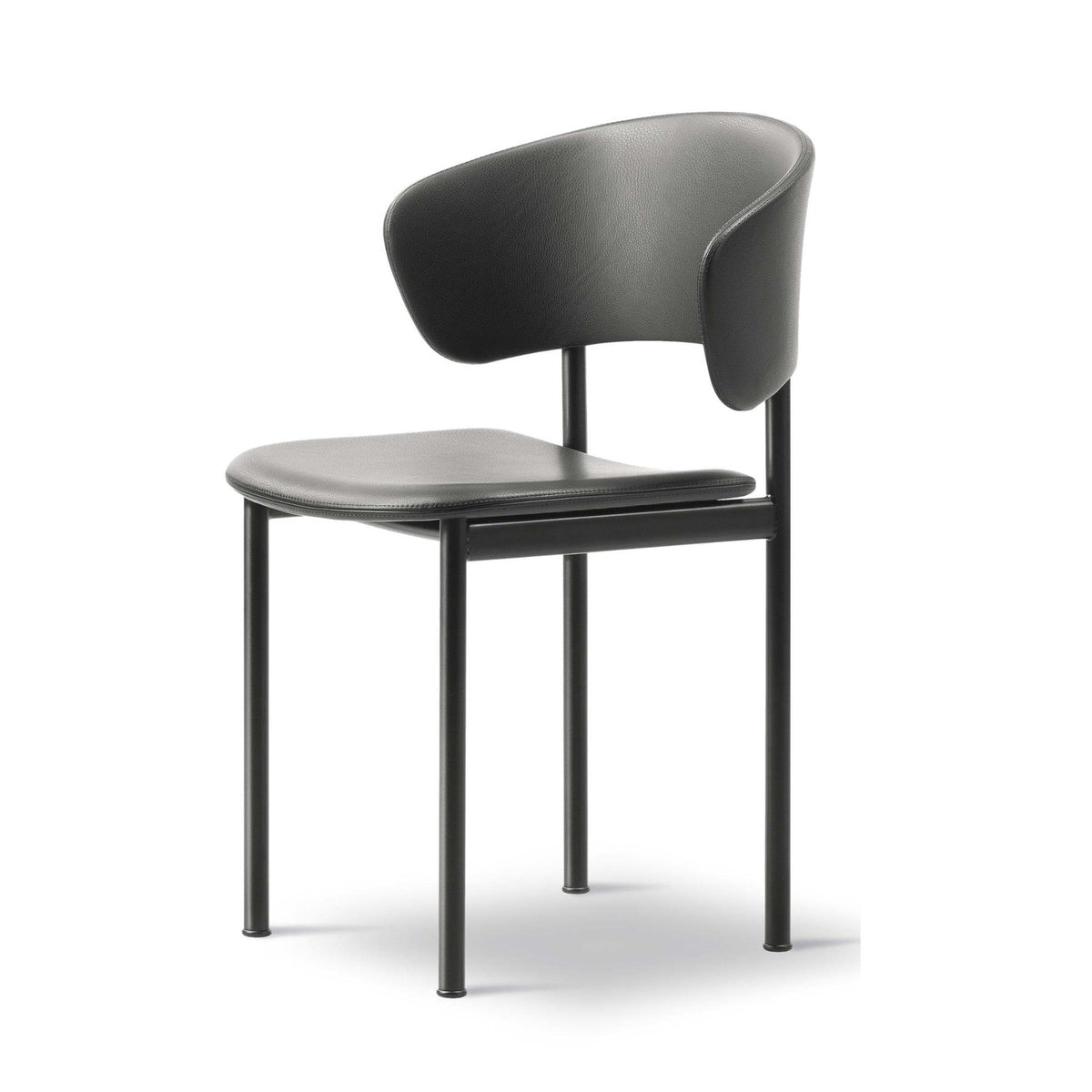 Fredericia Plan Armchair with Metal Legs, Fully Upholstered