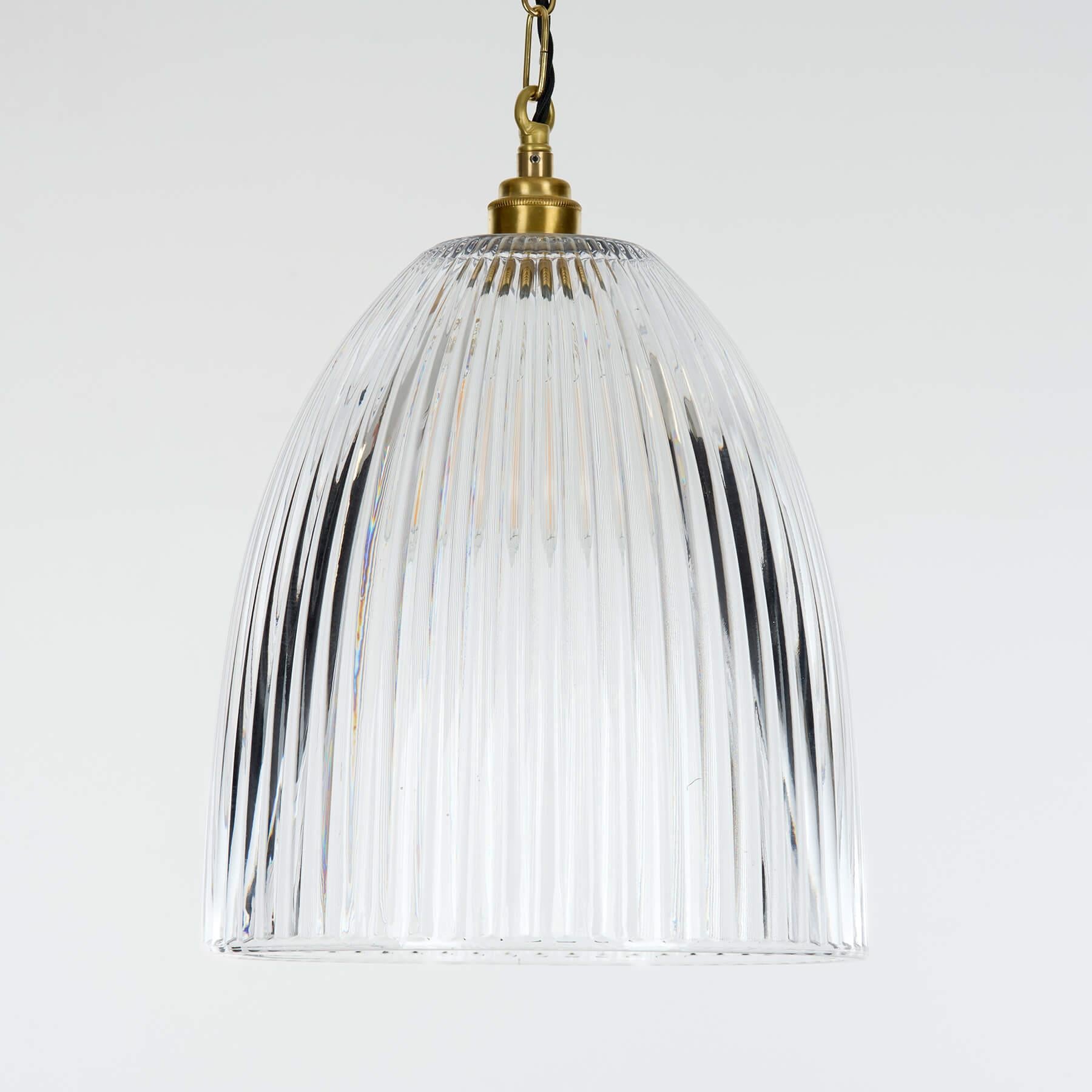 Old School Electric Elongated Prismatic Pendant Light