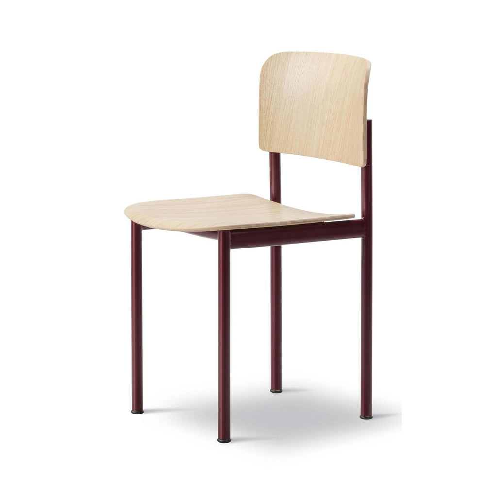 Fredericia Plan Dining Chair with Metal Legs