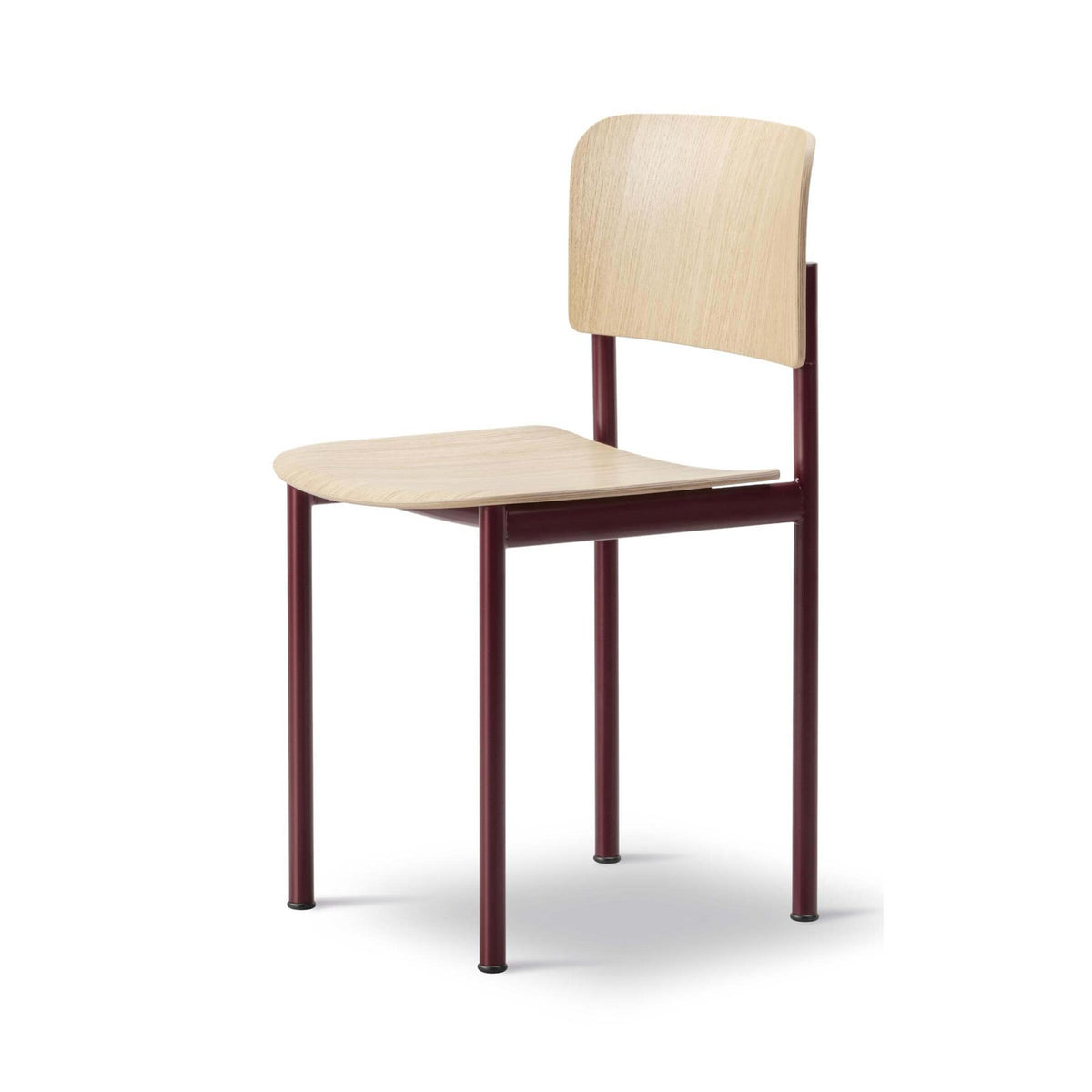 Fredericia Plan Dining Chair with Metal Legs