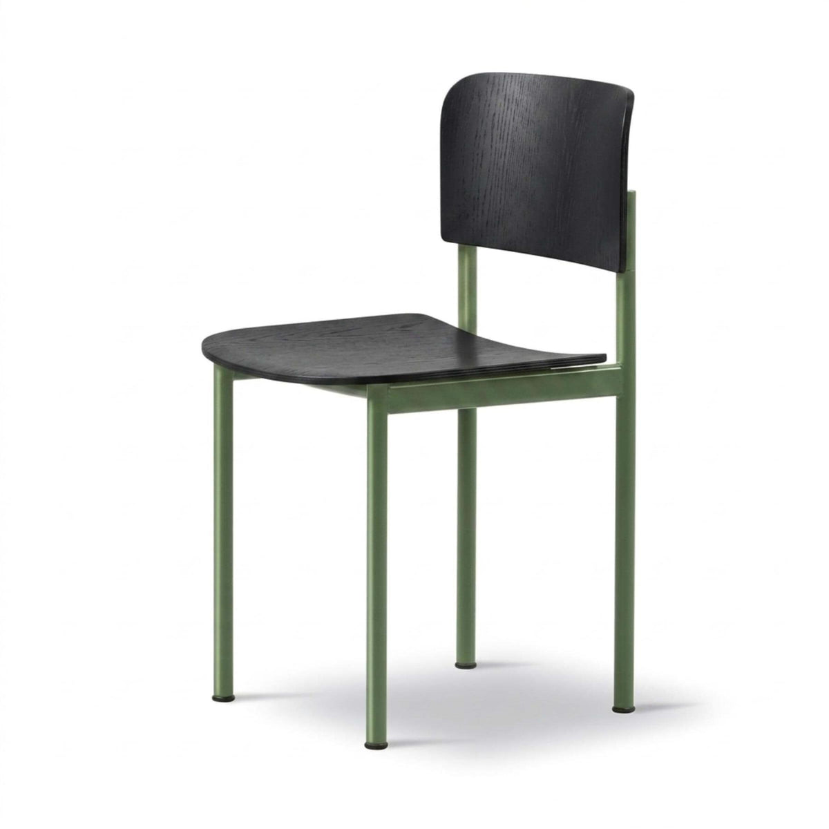 Fredericia Plan Dining Chair with Metal Legs