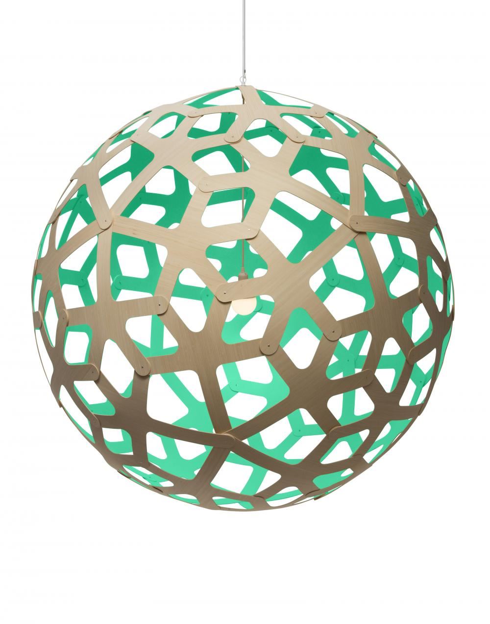 David Trubridge Coral Pendant Light - Colour Inside