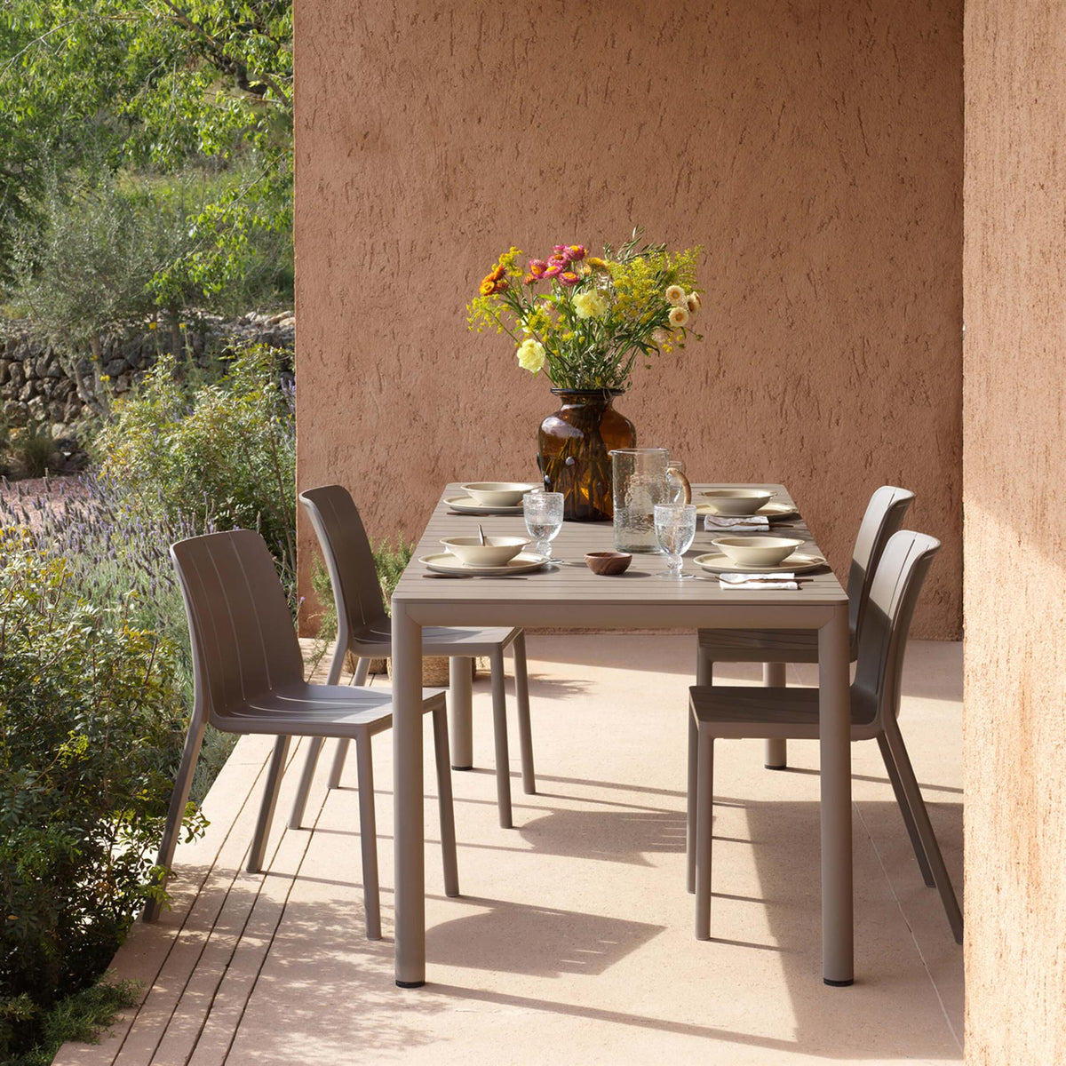 Nardi Tevere Extendable Outdoor Dining Table