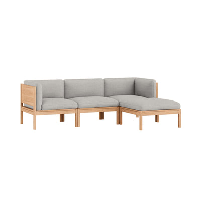 MOEBE Modular 3 Seater Sofa Set with Chaise