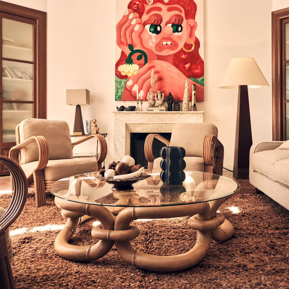 Dusty Deco Bambo Bracelet Coffee Table