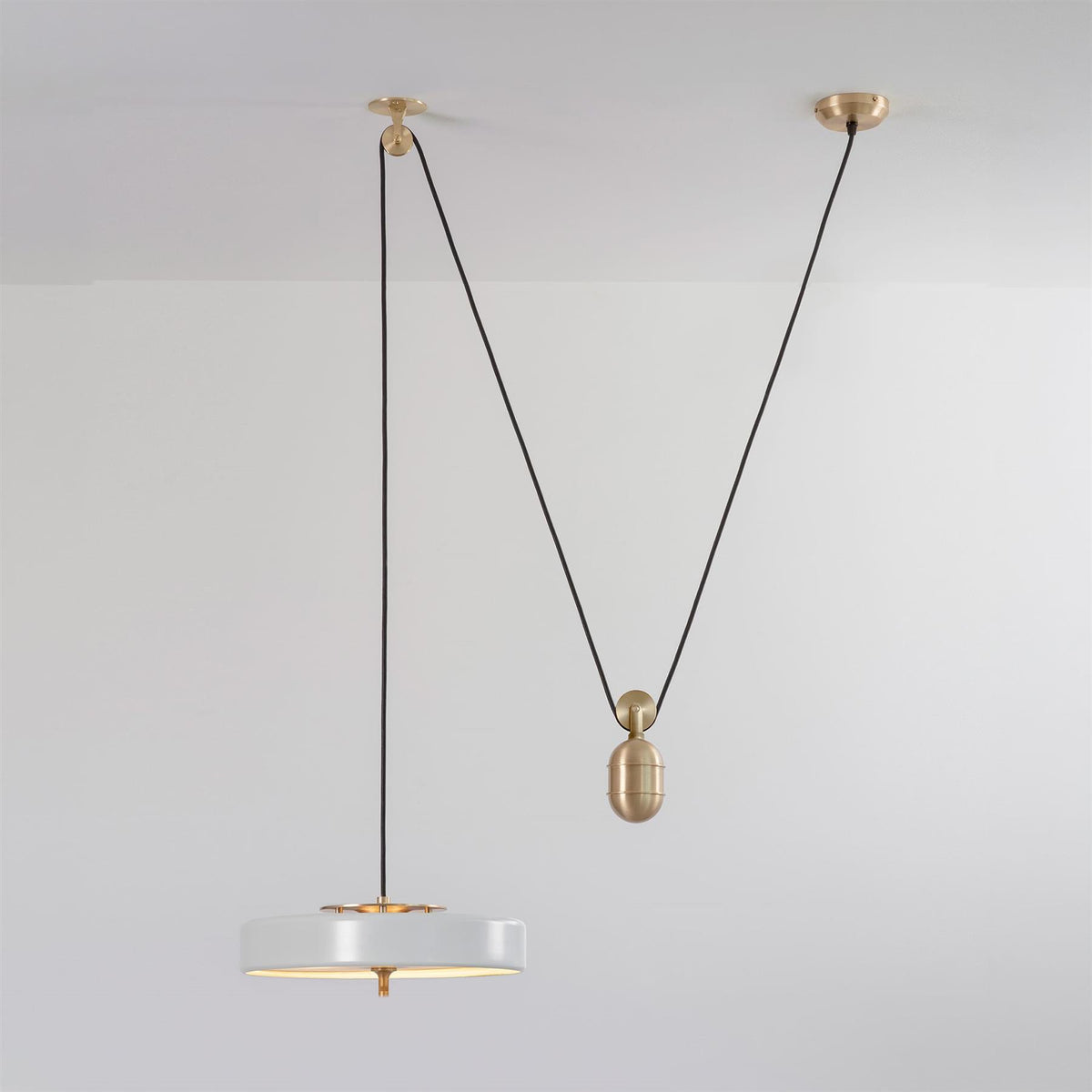 Bert Frank Revolve Rise And Fall Pendant Light
