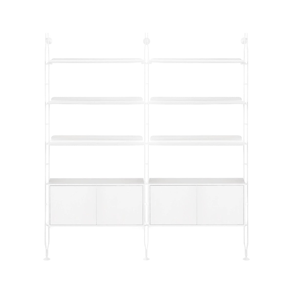 Kartell Adam Wood Double Book Case With Container