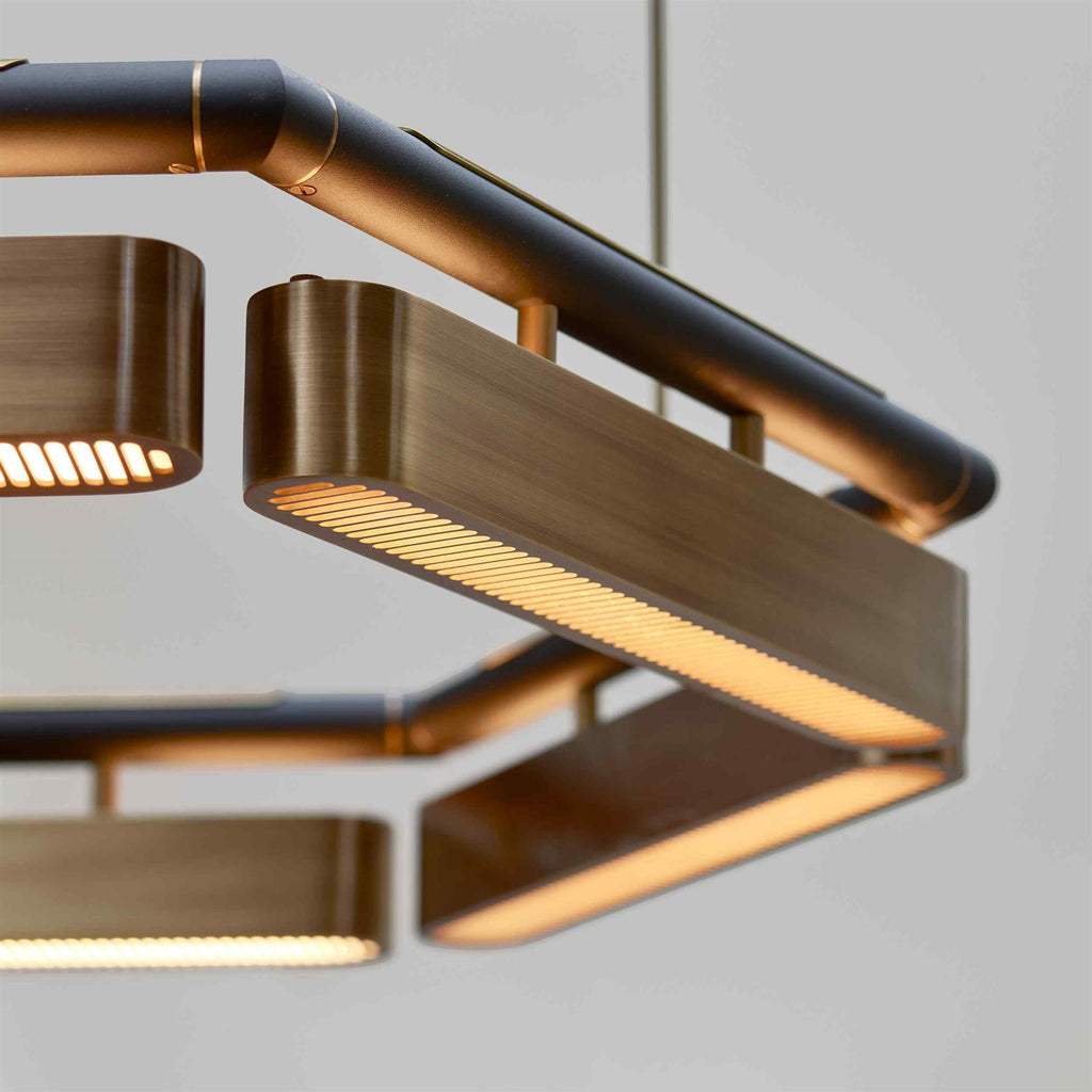 Bert Frank Colt Hexagon Chandelier