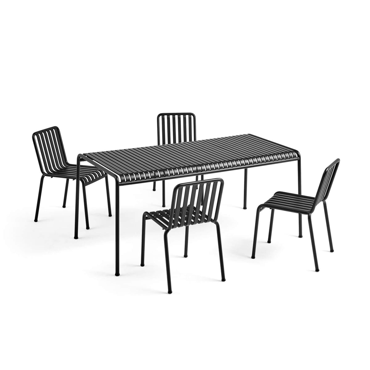 HAY Palissade Garden Dining Set - Medium - Curated by Holloways Of Ludlow