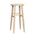 Hubsch Acorn Bar Stool in Natural Oak