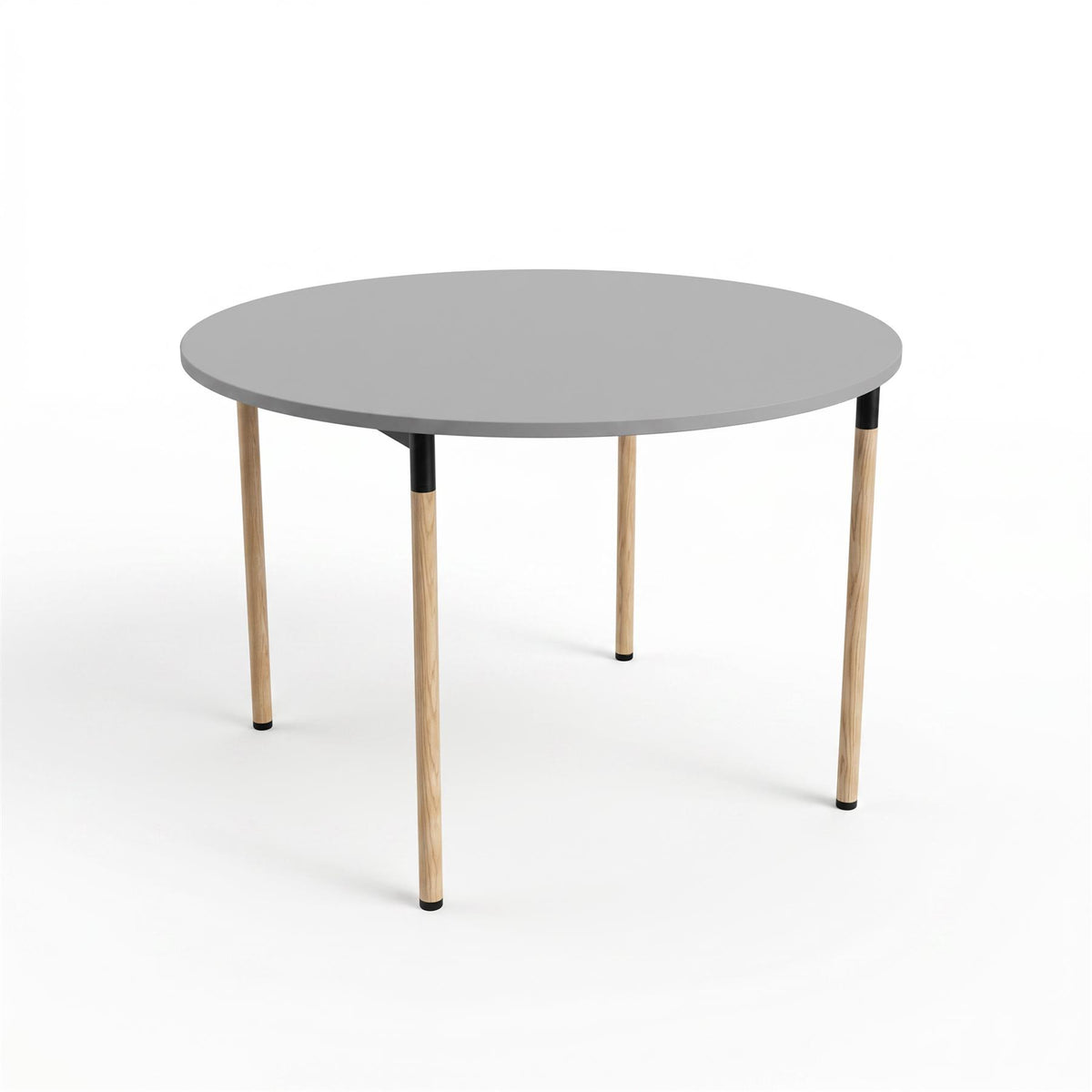 Andersen Furniture Tube Wood Round Folding Table