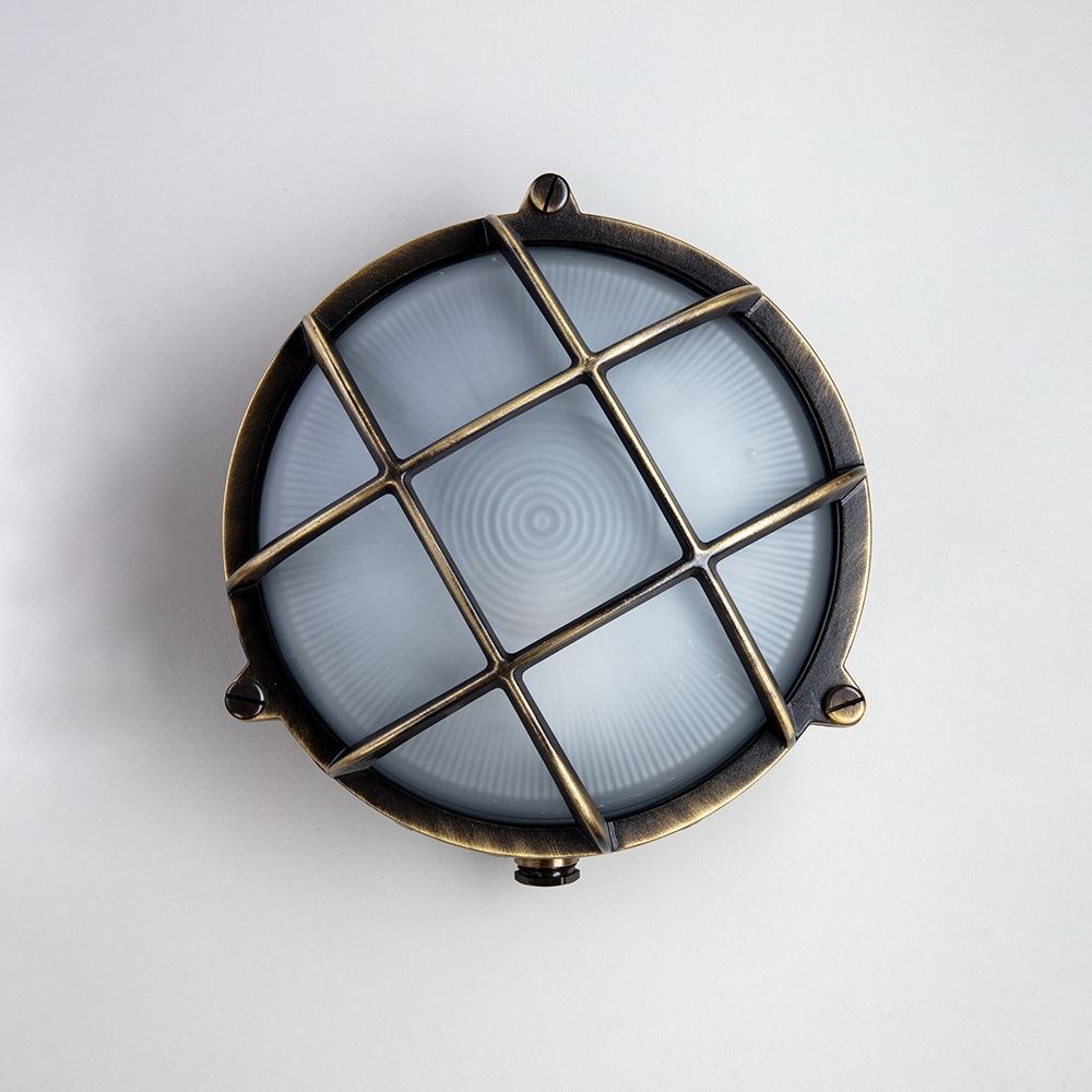 Old School Electric Round Bulkhead Light