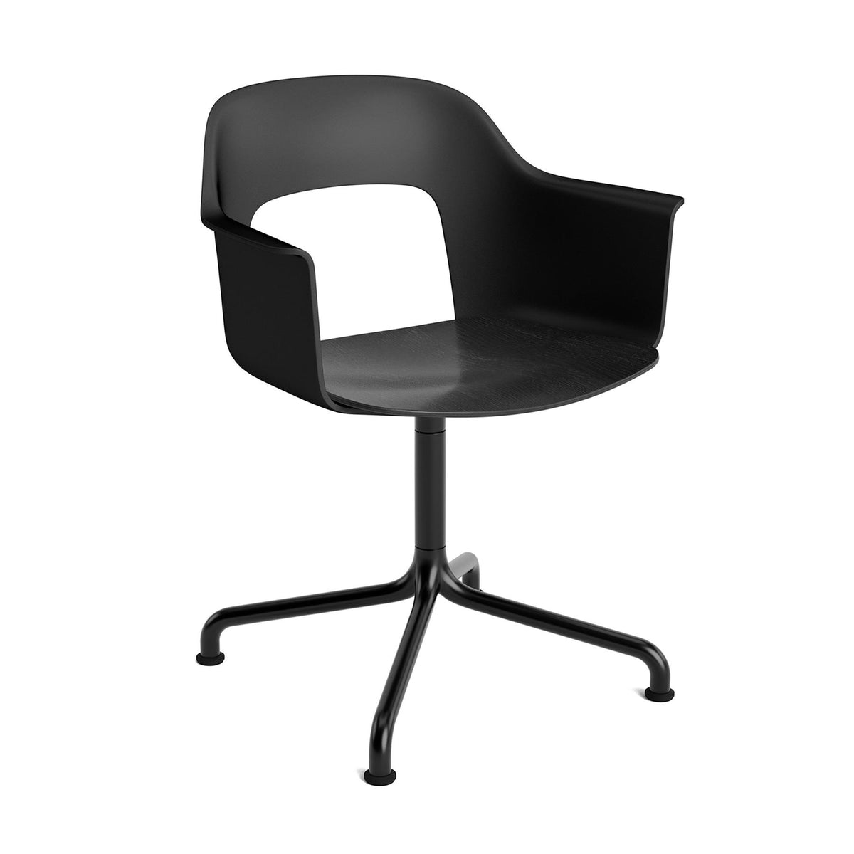 HAY Layout Armchair 252 with 4 Star Swivel Arc Base