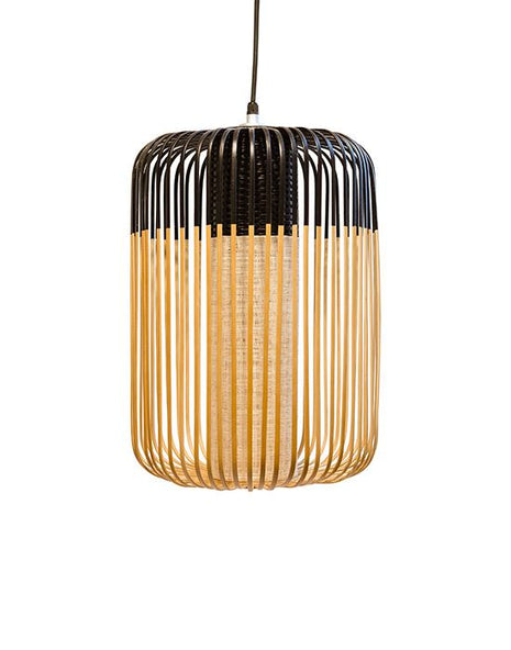 Outlet Forestier Bamboo Pendant Shade - Large, Black