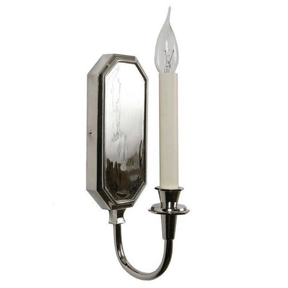 Outlet Valerie wall sconce - Polished nickel, IP 22 (Interior use)