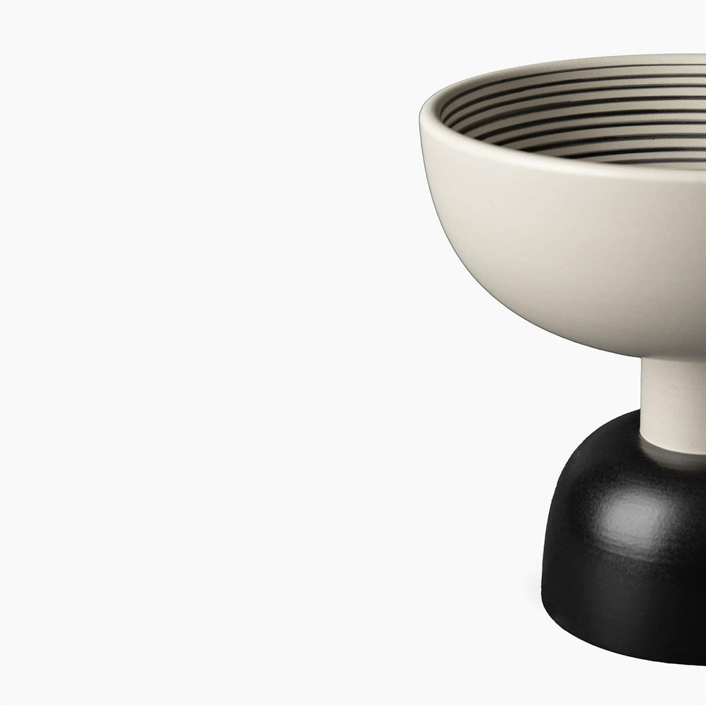 Bitossi Ettore Sottsass Alzata White Centrepiece