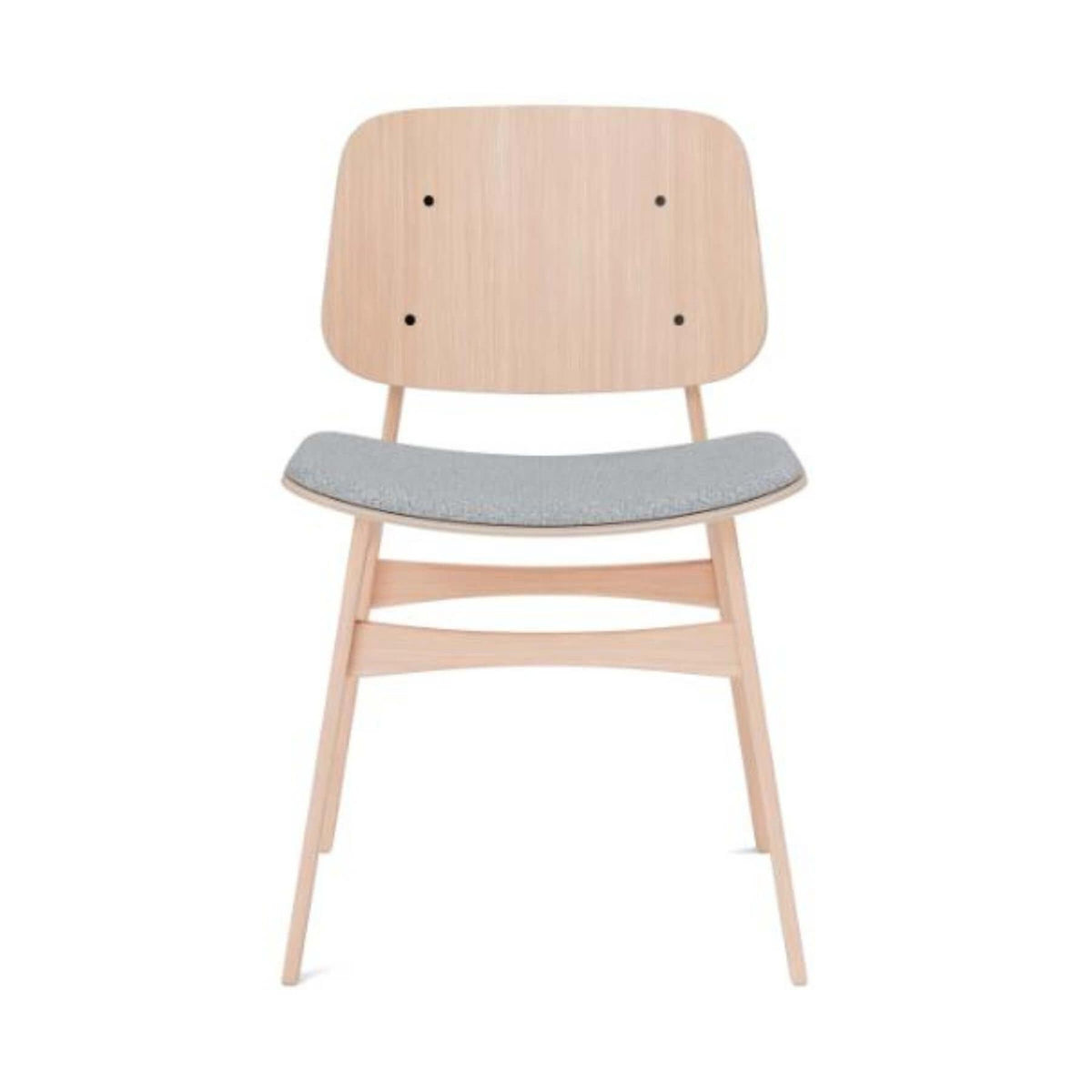 Fredericia Soborg Wood Base Chair with Upholstered Seat