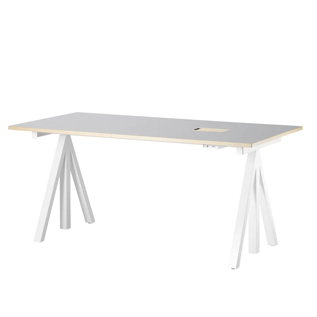 String Furniture Work Desk: Adjustable Height
