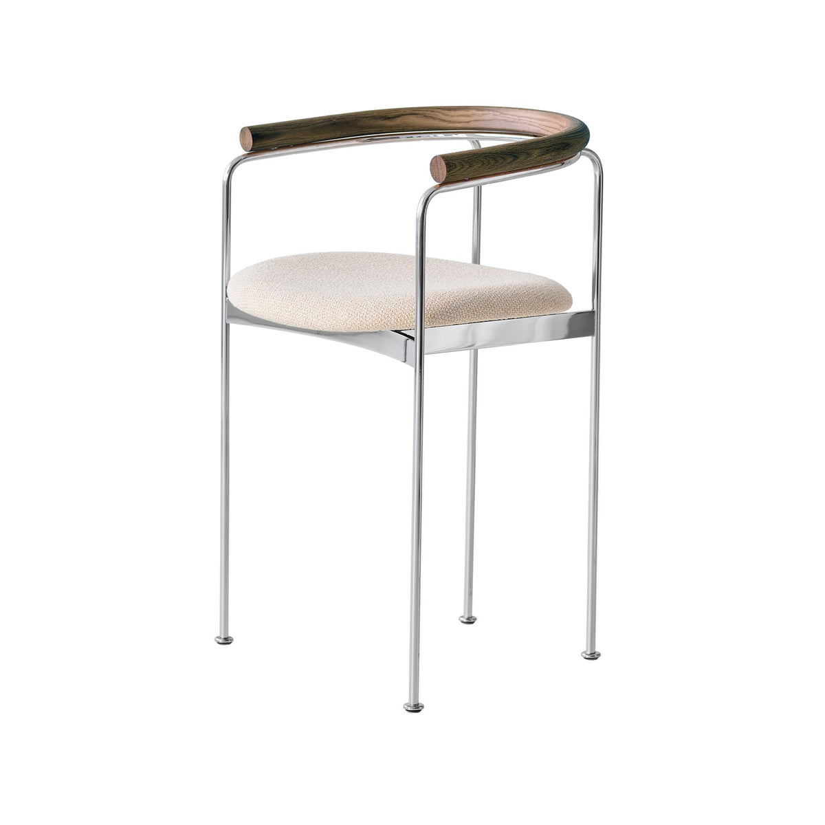 DK3 Baia Counter Stool with Wooden Back
