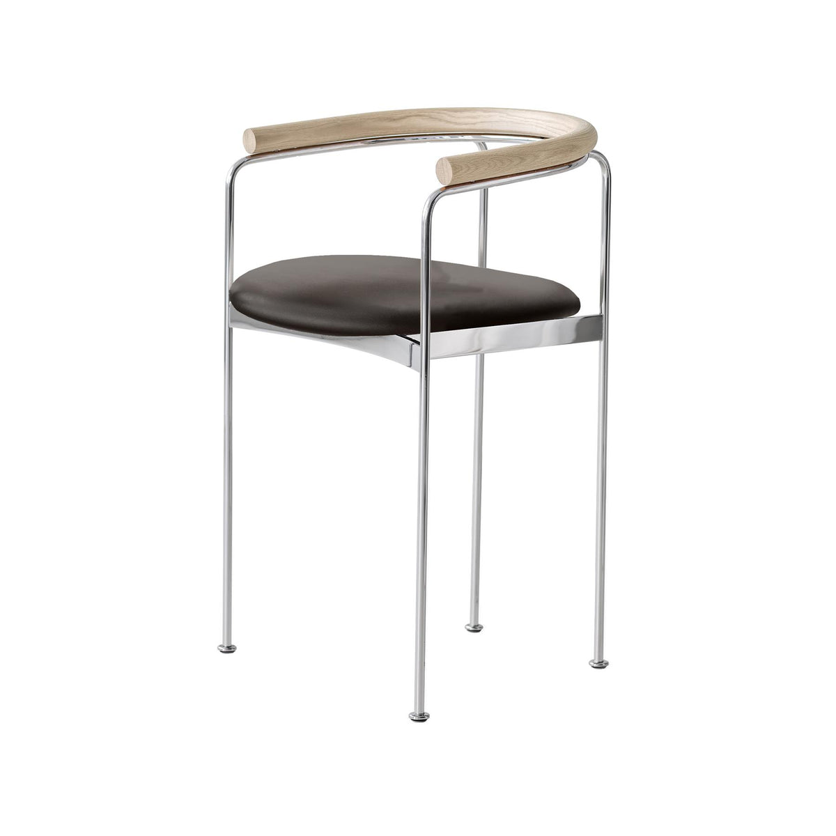 DK3 Baia Counter Stool with Wooden Back