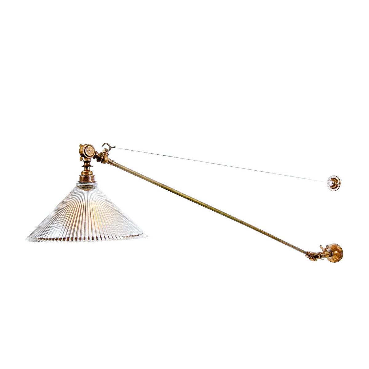 Mullan Lighting Nyx Prismatic Glass Adjustable Wall Light