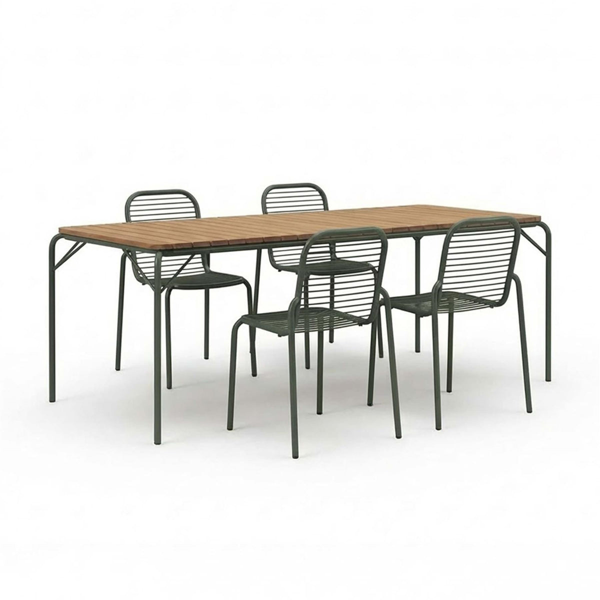 Normann Copenhagen Vig Garden Dining Set - Medium - Curated by Holloways of Ludlow