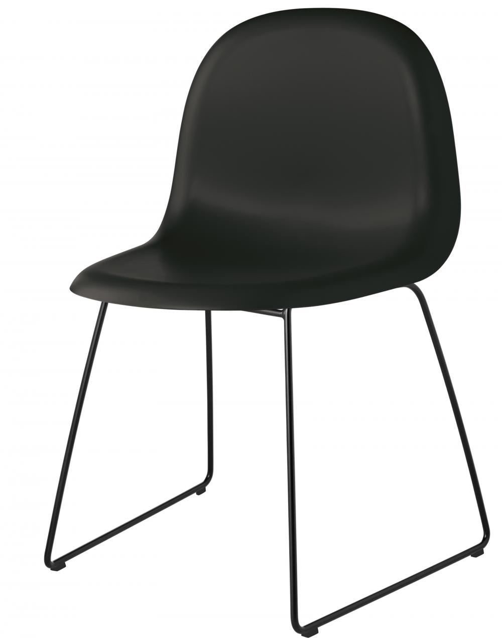 GUBI 3D Dining Chair - Sledge Base