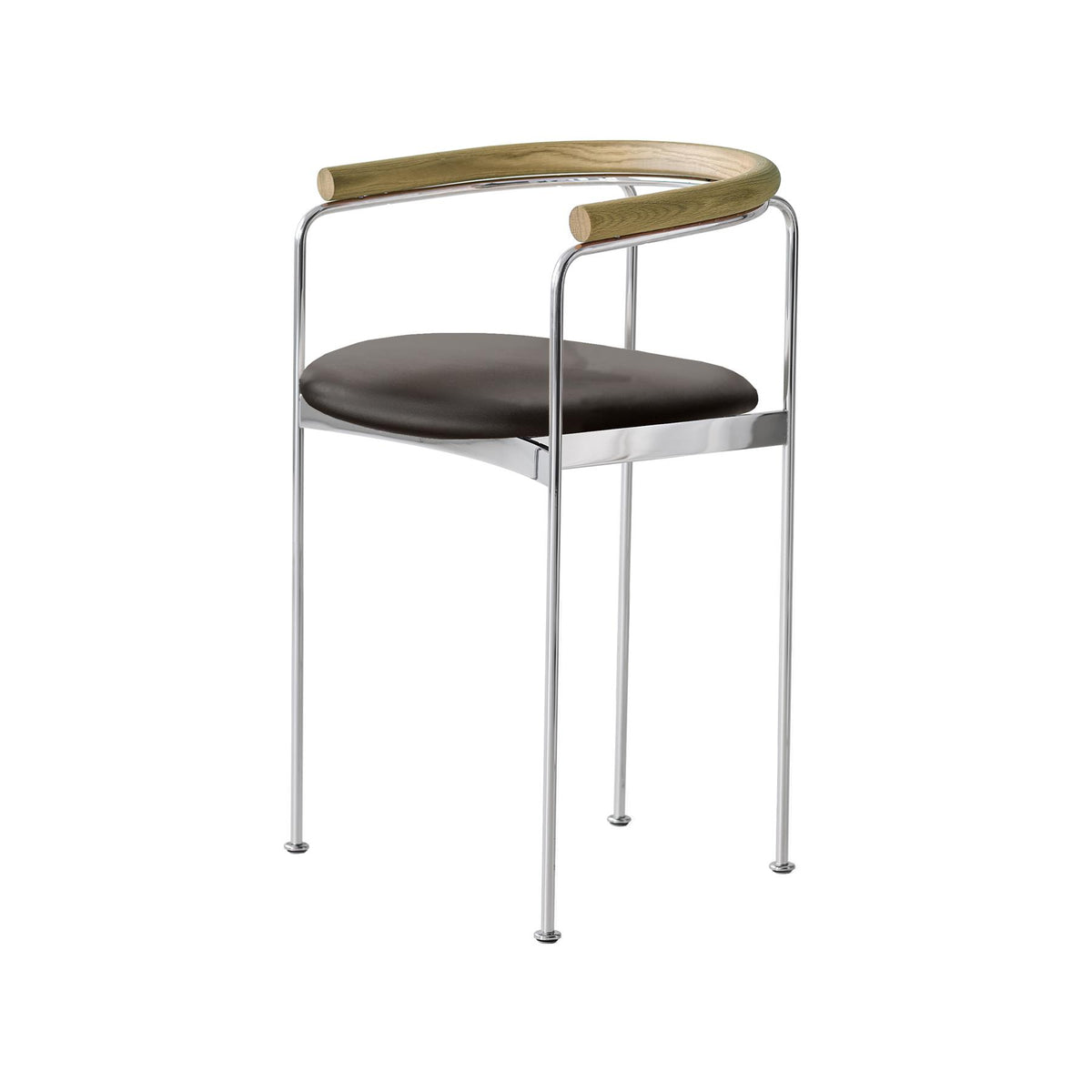 DK3 Baia Counter Stool with Wooden Back
