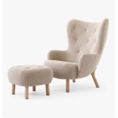 &Tradition VB3 Petra Lounge Chair with FREE Footstool