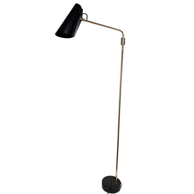 Ex-Display Northern Birdy Swing Floor Lamp - Black / Brass