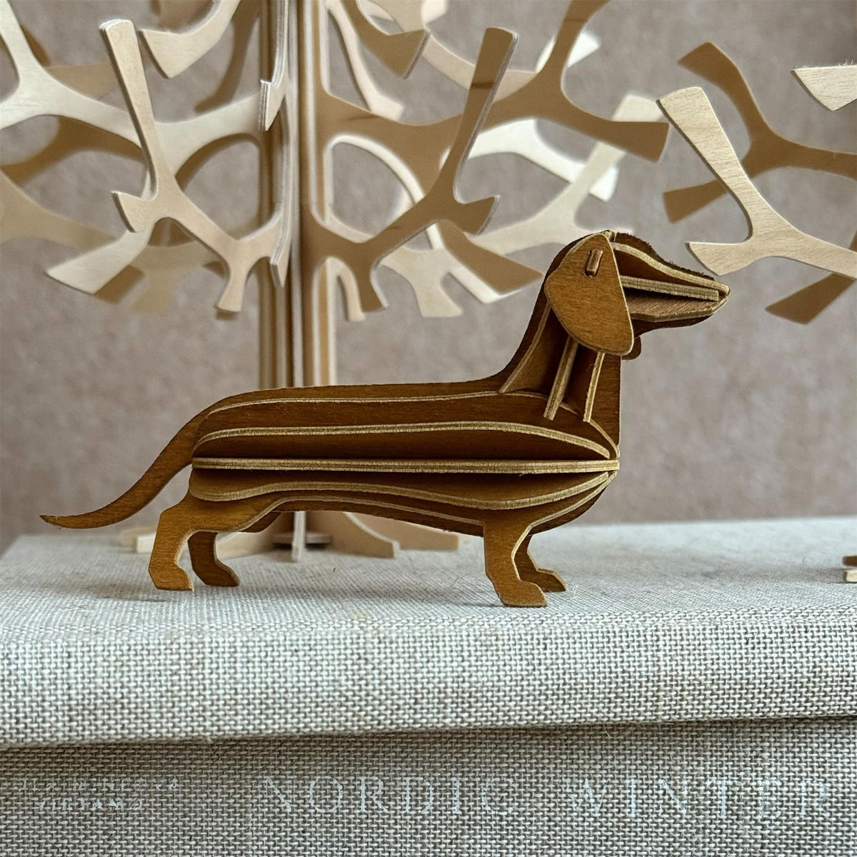 Lovi Wooden Dachshund Decoration
